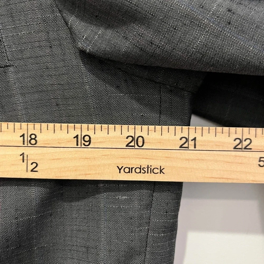 Givenchy‎ Gentleman Grey Plaid Two Button Blazer Sport Coat Vintage 42R